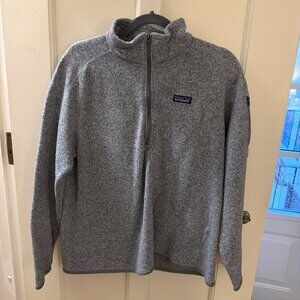 Patagonia Heathered Gray Fleece Pullover